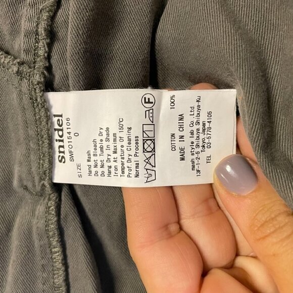 Snidel Army Green Romper - Picture 6 of 6